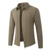 Transfronteiriço 2026 Inverno Novo Estilo Coreano Masculino Suéter Cardigan com Zíper Moda Masculina Casual Malha Cardigan Tendência