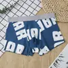 Sudeste Asiático Comercio Electrónico Transfronterizo Ropa Interior para Hombre Calzoncillos Bóxer Talla Grande Moda Letras Estampadas Shorts para Hombre Suministro de Fábrica