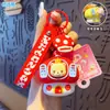 Chaveiro Decoração Brinquedo de Apertar Silicone Alívio de Estresse Casa de Cogumelo Desenho Animado Brinquedo Cogumelo Presente de Aniversário