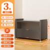 Gabinete de almacenamiento de acero nuevo, anti-mirones, de gran capacidad, para el hogar, impermeable y a prueba de polvo, con puerta giratoria, altura del piso, gabinete de almacenamiento multicapa