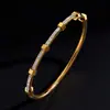Pulsera trenzada de acero inoxidable con hebilla de herradura estilo europeo y americano, simple y moderna, pulsera ajustable de acero de titanio, pulsera de alambre de acero