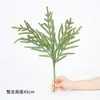 Planta artificial de alta calidad, rama de pino realista, tallo único para decoración, vegetación para caminos navideños, arreglo floral de interior y paisajismo