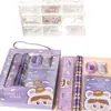 Caja de Regalo de Papelería para Estudiantes de Primaria Infantil Set Lápiz Compañero Escolar Regalo Jardín de Infancia Goma Regla Libro Regalo