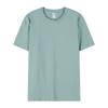 Amazon camiseta de algodón pesado estampado logo manga corta holgada conjunto figura para hombre y mujer top camiseta publicitaria fabricantes mayoreo