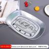 Luxo Leve Prato de Frutas Dourado Prato de Folha de Flandres Espessado Bandeja para Bolo Lanche Prato de Lagosta Prato de Lanche Prato de Frutas Atacado