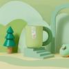 Nuevo Vaso para Enjuague Bucal de Pareja con Asa Grande Color Sólido Vaso para Lavado Doméstico Vaso de Plástico Vaso para Agua Dormitorio de Estudiantes Vaso para Cepillo