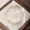 Pulseira de Cristal Pérola Nala para Mulheres, Luxo Leve, Alta Qualidade, Design de Nicho, Joias Versáteis de Contas Atacado