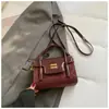 Bolso Retro Simple Estilo Coreano Bolso Cuadrado Pequeño Bolso de Mujer 2026 Primavera Nuevo Estilo Bolso de Hombro Único Cruzado con Textura para Mujer
