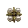 Accesorios de Aleación de Perlas Incrustadas de Diamantes Vintage Joyería Personalizada para Cuarteto Pendientes Franceses Estampador para Cabello Material de Decoración para Ropa y Bolsos