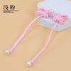 Botón Cheongsam Borla Orejas de Conejo Cola Larga Botón Chino Tejido a Mano Traje Tang Hanfu Accesorios Decorativos