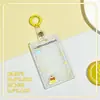 Funda de tarjeta tipo sandalia de verano transparente para tarjeta de estudiante, tarjeta de campus, bolsa para tarjeta de comida, pequeña y fresca, funda protectora para tarjeta de autobús, al por mayor, para colgar en el cuello