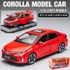 Modelo de Carro Toyota Corolla 1:32 Simulação Metal Acousto-óptico Puxar para Trás Liga Metálica Modelo de Carro Brinquedo Coleção Ornamentos