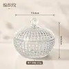 Frasco de vidrio transparente estilo Ins para dulces y bocadillos, decoración para el hogar y restaurantes, adorno para bodas