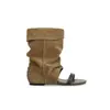 Novas Sandálias de Tiras Vazadas Estilo Retrô 2026 para Mulheres, Elegantes e Emagrecem com Saias, Sandálias Estilo Cowboy Ocidental