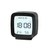 Reloj electrónico transfronterizo de voz nuevo, simple y compacto, despertador conveniente para niños y estudiantes, reloj de mesita de noche con pantalla de temperatura y humedad