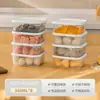 Caja de Almacenamiento de Alimentos Conservación de Verduras Capa Congelador Carne Congelada Refrigerador Almacenamiento de Alimentos Compartimento para Frutas Caja de Almacenamiento Apta para Microondas