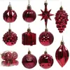Decorações de Natal Transfronteiriças Multiestilo Galvanizado Forma Especial Bola de Natal Caixote Pingente de Árvore de Natal Suprimentos de Decoração Festiva