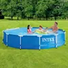 INTEX28205 Piscina redonda de estructura tubular de 8 pies para uso doméstico, niños, adultos, engrosada, parque acuático familiar, piscina de chapoteo