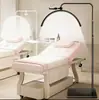 Lâmpada de Unha Meia-Lua Cravejada de Diamantes Transfronteiriça para Salões de Beleza, LED em Forma de U 24 polegadas Luz de Preenchimento de Chão para Tatuagem e Extensão de Cílios