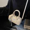 Bolsa de Travesseiro Portátil Estilo Ocidental com Textura de Alta Qualidade para Mulheres 2025 Nova Moda de Nicho Retrô para o Dia a Dia Crossbody Bolsa de Bowling