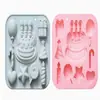 Molde de Silicona, 12 Cavidades con Formas Florales Múltiples, Moldes de Silicona Reutilizables para Chocolate, Dulces, Jabón, Gelatina, Resina, Horneado, Decoración de Pasteles