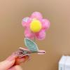 Tocador de horquilla para niños tocado lentejuelas tocado móvil horquilla de flor accesorios para el cabello de niña horquilla rota pinza de resorte pinza linda