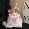 520 Día de San Valentín Lindo Conejo Miffy Adornos de Decoración para Pastel Tarjeta de Confesión de Pareja Tarjeta Inserto Enchufe
