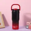 Nueva taza aislada de acero inoxidable 316 de gran capacidad con asa portátil, taza de hielo de doble uso para viajes al aire libre, venta al por mayor