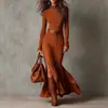 2025 En Stock Alta Calidad Cachemir Doble Cara Nueva Moda Otoñal Europea y Americana Elegante Cremallera Cuello Alto Chaqueta