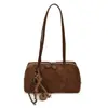 Bolso de axila de nicho estilo coreano para mujer, nueva colección principios de otoño 2026, bolso Boston retro tipo almohada, gran capacidad, de mano y al hombro