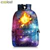 Mochila Cielo Estrellado, Ligera de Gran Capacidad para Estudiantes, Mochila de Poliéster a la Moda con Estampado Completo de Cielo Estrellado Tendencia