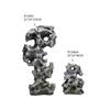 Decoración de suelo de piedra Taihu, nuevo estilo chino, decoración suave para interiores, patios, paisajes, accesorios de fotografía, decoración, simulación de piedra Taihu