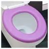 Hogar Impermeable Lindo Pegatina para Inodoro Cubierta de Asiento de Inodoro EVA Almohadilla para Inodoro Asiento Adhesivo Cojín Asiento Cubierta para Inodoro con Forma de O