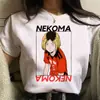 Camiseta con estampado de dibujos animados de animación japonesa Haikyuu manga corta para mujer comercio exterior transfronterizo wish/ebay Amazon