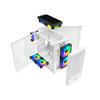Chasis para computadora play Jia al por mayor chasis de escritorio chasis para juegos versión con tornillos de bloqueo chasis de vidrio transparente lateral Encuentro de luz