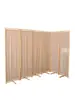 Pared divisoria simple para hacer tú mismo, Pantalla divisoria de lujo ligero, Divisor de tela de lino para espacios pequeños, Biombo de tela minimalista