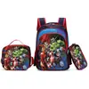 Nueva Mochila Escolar de Dibujos Animados Kpop Sudamericana de Comercio Exterior Set de Tres Piezas Mochila Ultra Ligera Impermeable