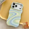 Capa de Celular Popular Padrão Onda de Dopamina da Temu 17/16/Promax Camada Dupla Anti-Queda Capa Protetora Suporta Personalização