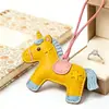 Colgante de Cuero, Colgante Creativo Personalizado para el Año del Caballo, Lindo Colgante para Bolso de Cuero, Adorno de Cuero de Alta Calidad
