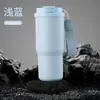 Caneca de Café Portátil com Alça, 6ª Geração, Canudo de Aço Inoxidável 304, Copo Térmico, Copo de Carro Portátil para Exterior Atacado