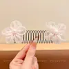 Pente de Cabelo Desenho Animado Infantil para Arrumar Fios Soltos, Presilha de Cabelo para Meninas para a Parte de Trás da Cabeça, Pente para Franja, Grampo de Cabelo, Acessório de Cabelo