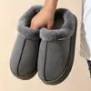 Pantuflas de algodón para mujer 2026, pantuflas de interior para el hogar de invierno, pantuflas estilo boucle, pantuflas de felpa con suela gruesa, cálidas, cómodas y con suela suave
