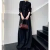 Em Estoque Atacado do Fabricante: Blazer Preto para Mulheres, Novo Estilo, Elegante Cintura Marcada Emagrecedor Top de Acetato para Mulheres