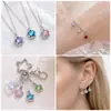 Accesorios para joyería DIY con colgantes de aleación en forma de pentagramas y flores de ciruelo para aretes, collares, llaveros y dijes pequeños hechos a mano