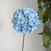 Flor Individual de Hortensia Artificial Decoración de Hotel Flor Falsa de Hortensia Hortensia Artificial Sostenida por la Novia Flor Artificial de Hortensia Individual