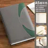 Caderno A5 com Blocos de Cor Personalizado Novo Estilo Reunião de Escritório Caderno de Negócios Caderno Empresarial Personalização com Impressão de Logotipo Disponível
