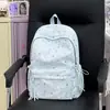 Nova Mochila Estilosa Ins de Estrela para Estudantes Fofa Grande Capacidade Bolsa Escolar para Meninas Alunos do Ensino Fundamental II e Ensino Médio Mochila Casual para Viagem