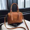 Bolsasbolsasmulheres2026 Outono/Inverno Bolsas Retrô Bolsas de Mão Femininas Versátil para o Dia a Dia Couro Encerado Oleoso Bolsas Femininas