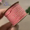 Hilo de algodón de alta calidad suave frotado a mano texto bodhi cuerda para jugar cuerda de mano trenzada hilo para abalorios resistente al desgaste no elástico hilo de borla