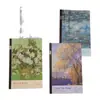 Cuaderno Nuevo Estilo Pintura Famosa para Estudiantes y Niños, Diario Rayado de Alta Calidad, Cuaderno de Tareas A5 Engrosado